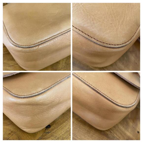 Madewell Abroad Shoulder Crossbody Leather Bag Camel - Picture 4 of 9